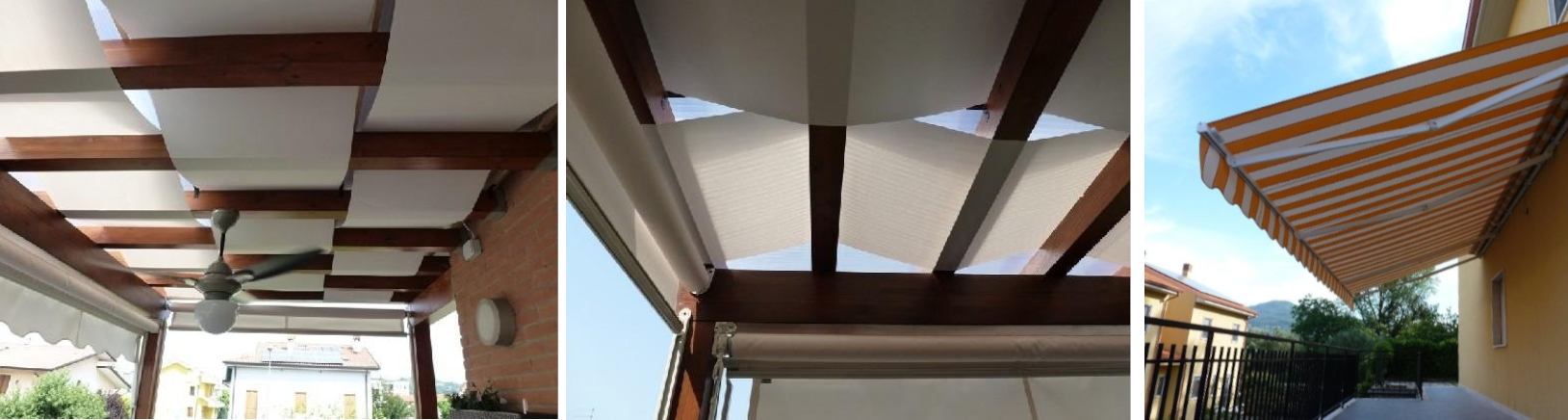 Tenda da sole per uno spazio esterno